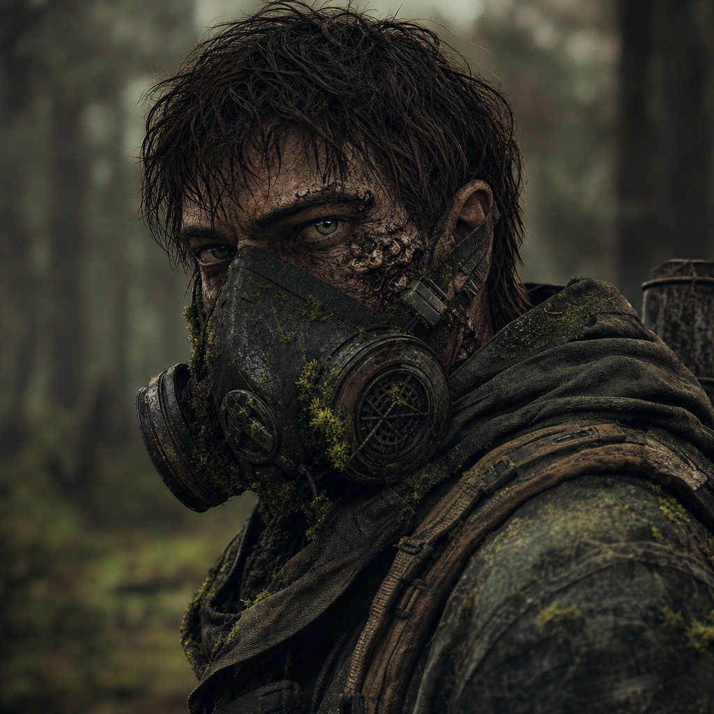 Northwoods equipment concept art showing a rebreather.
